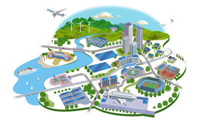 自治体の脱炭素化へ全速前進!! 「環境モデル都市」に向けた地域新電力と自治体の協奏戦略
